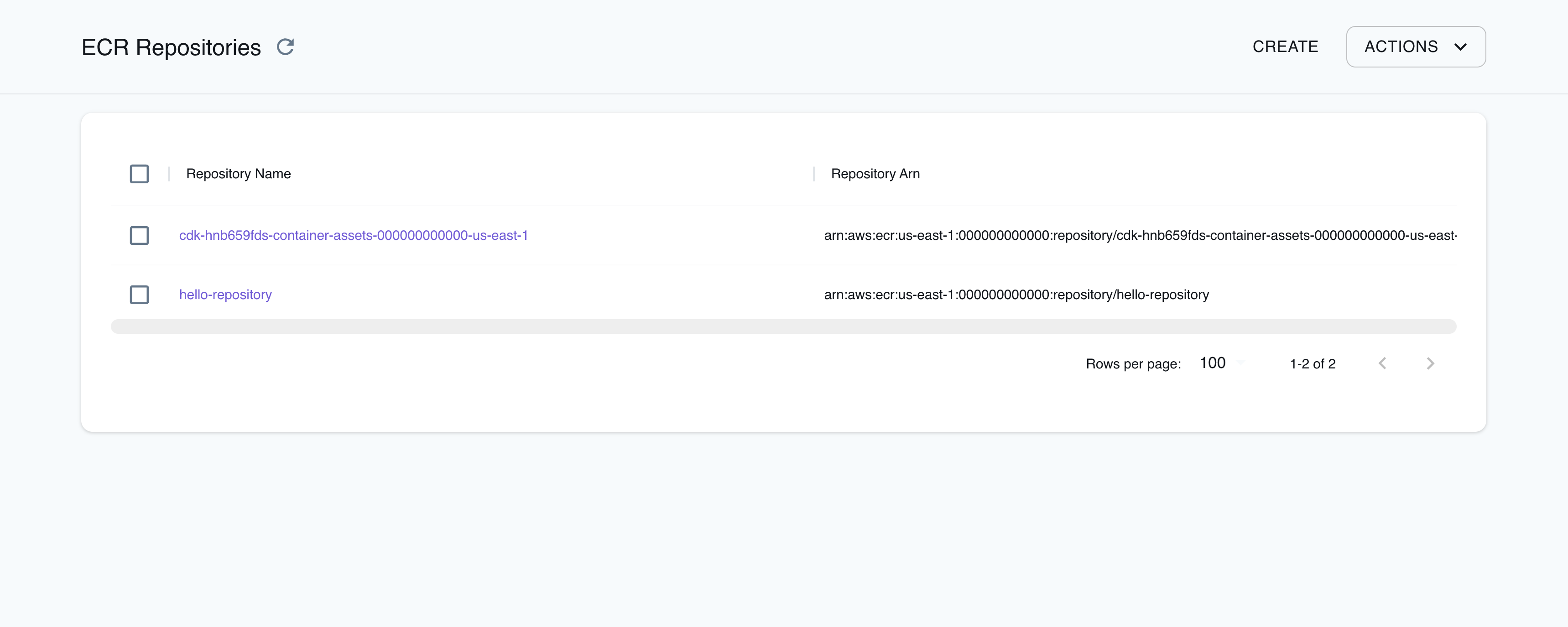 ECR Resource Browser